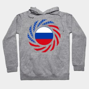 Russian American Multinational Patriot Flag Hoodie